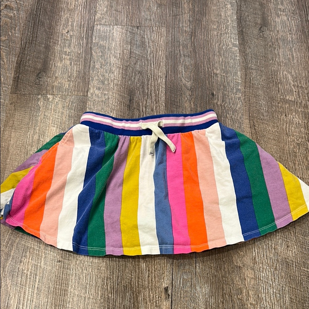Mini Boden Colorful Striped Kids Skort